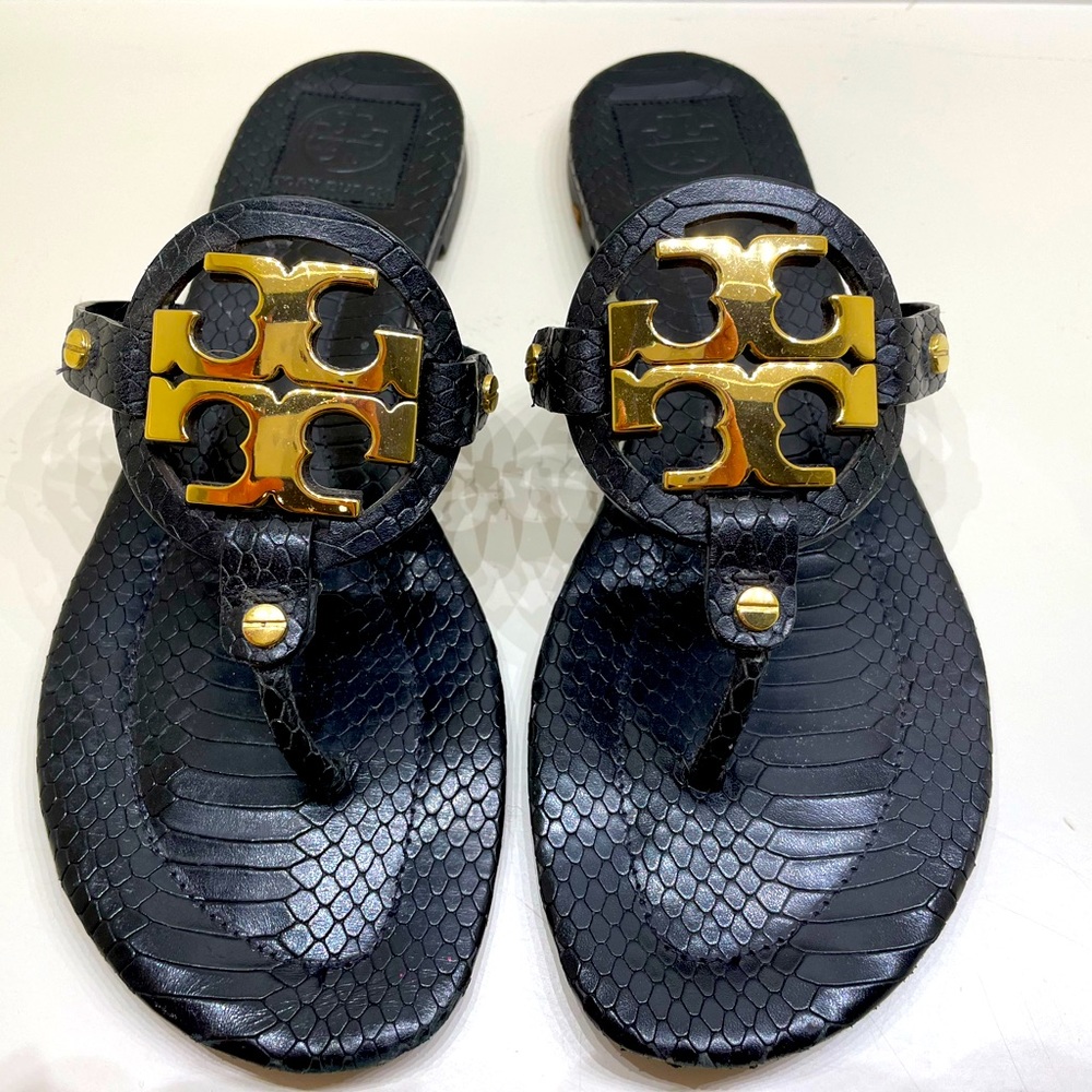 TORY BURCH Miller Sandals, Size 9